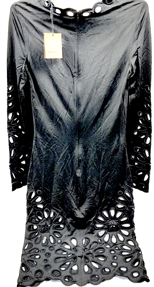 BURBERRY UK. NEW W/TAGS Rayon Polyurethane Cotton Dress
