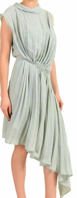 Maison Margiela Paris. NEW. NWOT. Aqua Green Sleeveless Sheath Dress