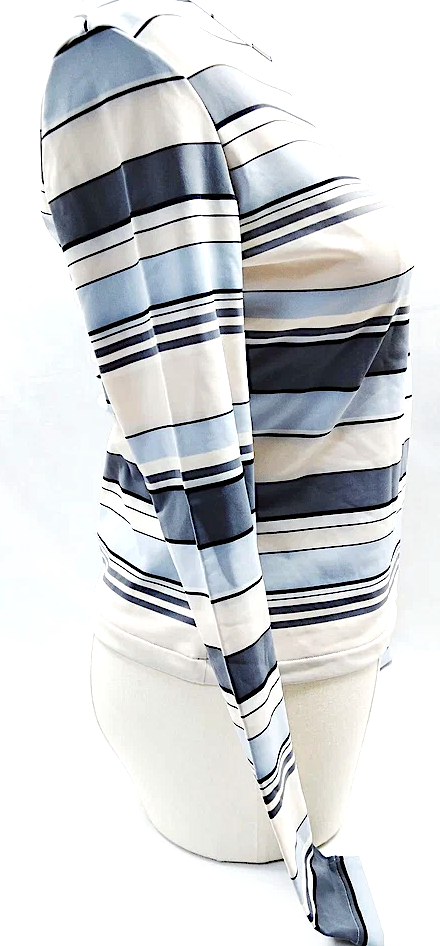 Chanel Paris. Vintage Nylon Polyurethane Striped Shirt