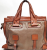 Chloe Paris. Large Brown Leather Tote / Shoulder Bag