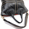 Givenchy Paris. Vintage Limited Edition Black Leather Studded Shoulderbag