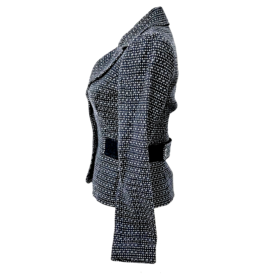 Dolce&Gabbana Italy. D & G Geometric Pattern Wool Jacket