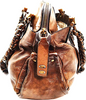 Chloe Paris. Phoebe Philo. Vintage Brown Distressed Leather Shoulder Bag / Hand Bag