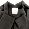 YOHJI YAMAMOTO JAPAN. Black (Collection) Minimalist Light PolyTech Buttonless Tunic/Evening Coat