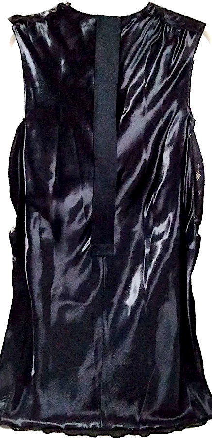 Lanvin Paris. Black Silk/Rayon Blend Dress