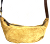 MIU MIU ITALY. Vintage Brown Suede Leather Shoulder / Crossbody Bag