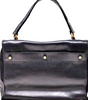 Yves Saint Laurent Paris. Black Leather Shoulder Bag