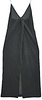 IENA: SLOBE IENA Paris/Japan.  Black PolyTech Slip Dress