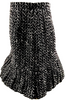 Chanel Paris. Black Tweed Wool, Nylon Skirt