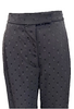 NWT Alexander McQueen Black Tuxedo Swiss Dots Flat Front Pants