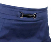 Gucci Italy. Vintage Tom Ford Bamboo Detail Pencil Navy Cotton Stretch Twill Skirt