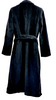 Gucci Italy. Black Wool, Cashmere Belted Overcoat w/Gucci Garment Bag