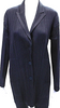 Issey Miyake Japan. Pleats Please. Navy Textured Long Sleeve Button Blouse