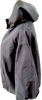 Prada Italy. Black Silk, PolyTech Nylon Hooded Cropped Jacket