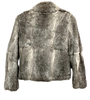 UNTITLED JAPAN. Vintage Luxury Gray Beige Rabbit (Lapin) Cropped Coat