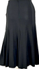 Dolce & Gabbana Italy. Black Nylon, Spandex, Acetate Stretch Flare Zip Skirt