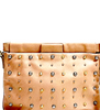 Miu Miu Italy. Pink Studded Leather Small Crossbody / Shoulder Bag