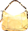 Prada Italy. Beige Brown Leather Medium Size Shoulder Bag