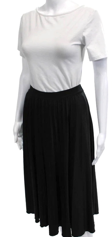 Essentiel Antwerp Belgium. Black Maxi Flare Skirt