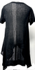Yohji Yamamoto Japan. Black Linen loose weave linen Sweater Knit Top