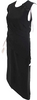 Proenza Schouler NYC. Black Acetate BodyCon Zippered Pleated Sleeveless Midi Dress
