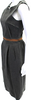 Dolce & Gabbana Italy. D&G. Gray Wool Sleeveless Inverted Pleat Dress
