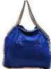 Stella McCartney UK. Blue Rare Color Faux Vegan Leather Shoulder Bag