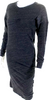 Isabel Marant Etoile Paris. Heather Gray Long Sleeve Midi Sheath Dress