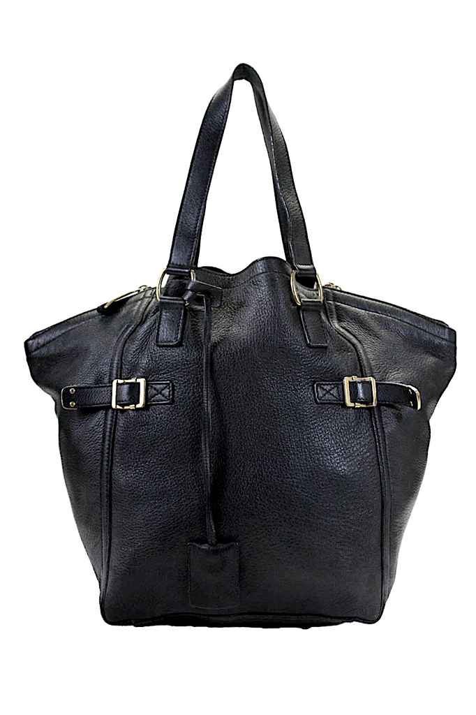 バッグ SAINT LAURENT PARIS Saint Laurent Paris. Black Leather Downtown Zipped Tassel