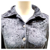 Fendi Italy. Distressed Logo FENDI Rayon, Tessuto, PolyTech Tunic Style Top