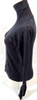 Fendi Italy. Black Rayon, Polyester Sweater, Bell Cuffs