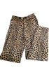 Fendi Italy. Polyester, Cotton, Special Resins Animal Print Pants