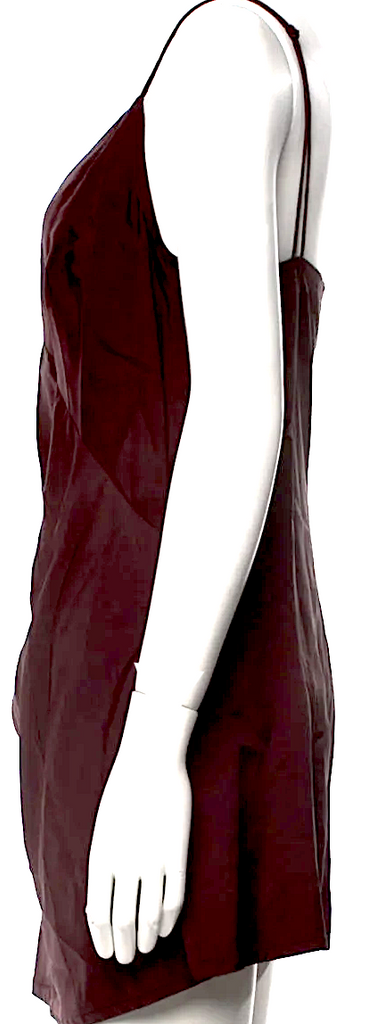 Helmut Lang NY. Eggplant Color Viscose Mini Dress
