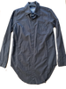 Tuesday Night Band Practice Avant Garde. NEW NO TAG, Black Cotton Long Button Down Shirt Dress