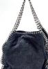 Stella McCartney UK. Black Vegan Faux Leather  Shoulder Bag