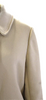 Chloe Paris. Pale Beige Wool Button Down Long Sleeves Coat