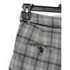 UNITED TOKYO JAPAN. Gray Plaid High-Rise Wide-Leg Pants