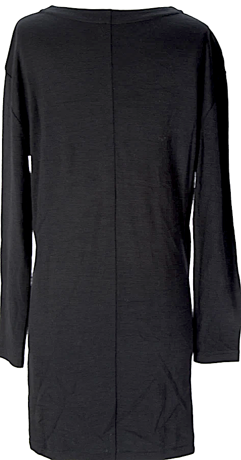 SURFACE TO AIR PARIS. NEW W/TAG Black Long Sleeve Smooth Dress
