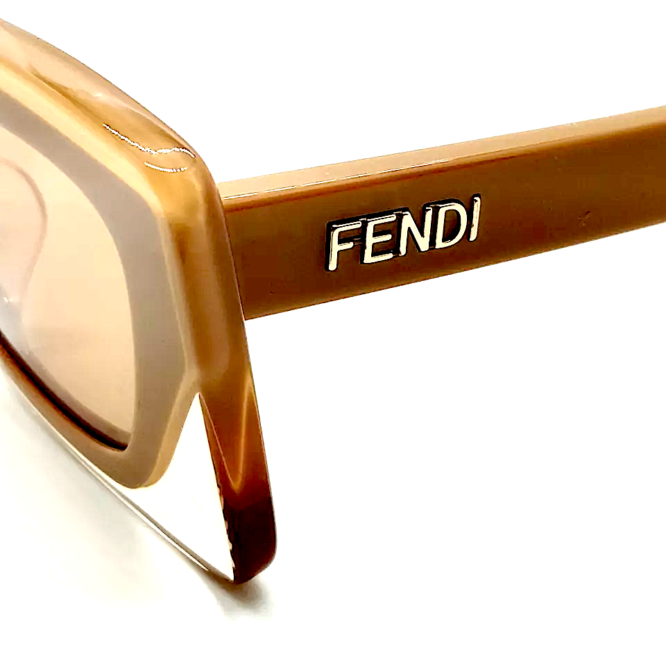 Fendi Italy. NEW W/BOX/Dustbag Dark Beige Sunglasses FE4003**