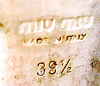 Miu Miu Italy. Black Suede Leather Boots Block 2.5