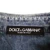 DOLCE & GABBANA ITALY. Blue Cotton Top Tops