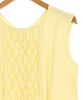 Rirandture Japan. Vintage Cotton/Viscose Yellow Dress