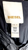 Diesel Glenn Martens Designer Black Lambskin Leather Full Zip Jacket