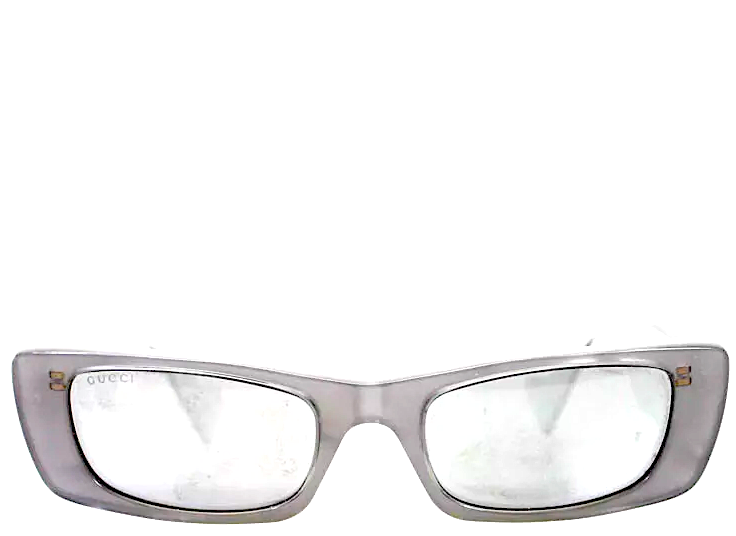 Gucci Sunglasses Foldable Gucci Gold Logo GG Gray Rectangular