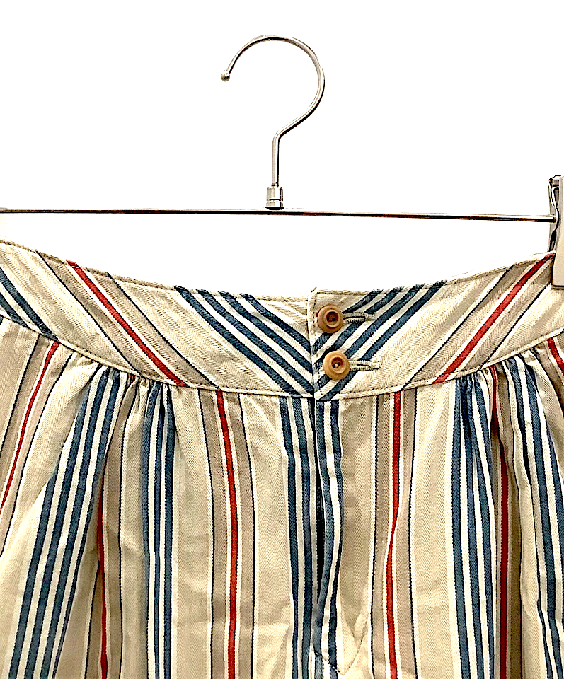 45rpm Japan. Multi Color Stripes Skirt