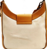 GUCCI ITALY. Vintage Canvas/Leather Shoulder Bag / Hand Bag