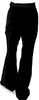 Rick Owens Paris. Drkshdw. Black Corduroy High Rise Wide Flared Pants