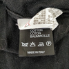 Fendi Italy. Black Cotton Blend Button Front Cardigan Style Top