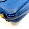 Miu Miu Italy Blue Leather Shoulder Bag