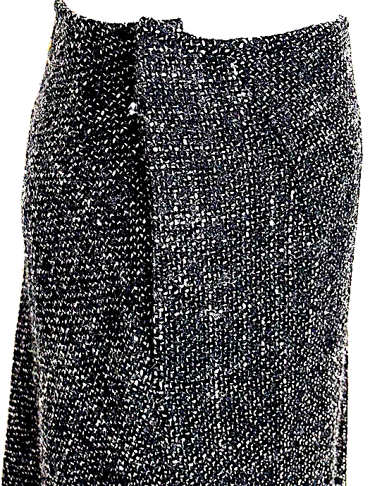 Yohji Yamamoto Japan. Collections Black And White Tweed Skirt